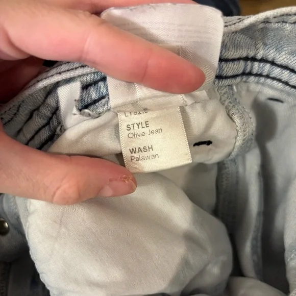 Reformation Olive Jean Light Wash Flare Jeans - Picture 9 of 11